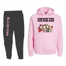 Conjuntos Cap Sudadera Y Jogger Kpop Black Pink Integrantes