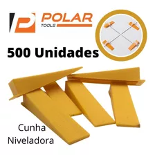 Cunha Para Nivelar Porcelanato - 500 Peças (larga 23mm)