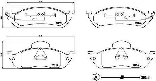 Balatas Frenos Delanteros Mercedes Ml320 Ml350 M430 Ml500 \u0026 Foto 4