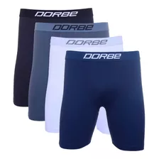 Kit 4 Cuecas Boxer Long Leg Dorbe Algodão