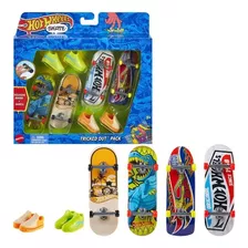 Hot Wheels Skate De Dedo Com Tênis Fingerboards - Mattel