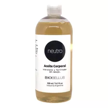 Aceite Para Masajes Neutro Biobellus 500ml