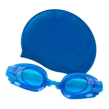 Kit De Natação Infantil Óculos E Toca Impermeavel 