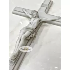 Crucifixo De Parede Todo Em Mármore 30cm. Lindo !