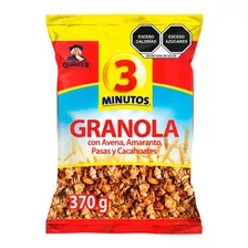 Granola Quaker 3 Minutos Natural 370g