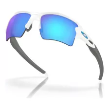 Oakley Flak 2.0 Xl Polished White / Prizm Sapphire Oo9188-94 Color De La Lente Blanco Color De La Varilla Azul Color Del Armazón Azul