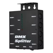 Dmx512 Splitter Óptico 8 Canales Amplificador De Distribuci