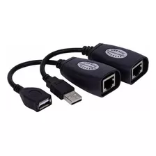 Adaptador Conversor Extensor Usb Via Cabo Rede Rj45 Até 50m