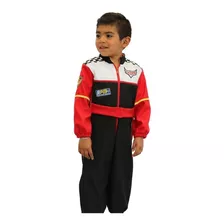 Disfraz Traje Estilo Cars Rayo Mcqueen Piloto De Carreras