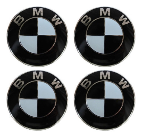 4 Tapas, Centros De Rin De 68mm Para Bmw Serie 1 2 3 4 5 6 7 Foto 5