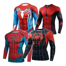 Kit 4 Camisas Homem Aranha Clássico Game Longe De Casa Miles