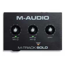 M-audio M-track Solo Ii Interface De Audio Usb 2 Canales 1x Micrófono 1x Instrumento