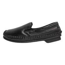 Sapato Mocassim Palmilha Em Gel Masculino Preto Luflex