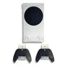 Soporte Pared Xbox Series S, Repisa + 2 Bases De Controles