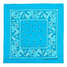 Lym 12pcs Bandanas 100% Algodon Paisley Print Head Wrap Buf