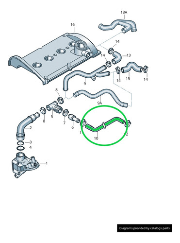 Manguera Ventilacion  Vw 1.8t Jetta 2000-2005 06a103221bq Foto 3