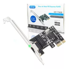 Placa De Rede Pci-express Pcie X1 10/100/1000 Mb/s Rj45