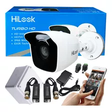 Cámara Seguridad Hilook 1080p Full Hd Bala 4 En 1 + Fuente 