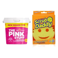 Esponja Scrub Daddy + 1 Pasta Pink Stuff
