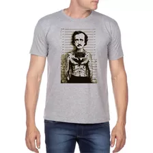 Camiseta Edgar Allan Poe - Arte Exclusiva Escritor R1