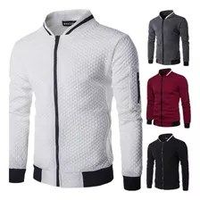 Casaco Cardigan Plush Zip Para Homens Com Estilo Casual