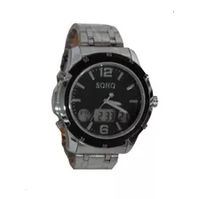 Reloj Anadigi De Hombre Soho Modelo Ch002 Resistente Al Agua