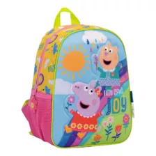 Mochila Peppa Pig Arcoíris Chica Original, Infantil