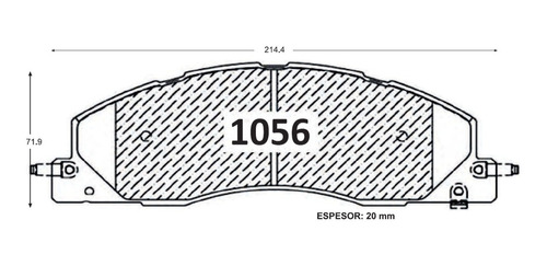 Pastillas Frenos Delanteras Dodge Ram 2500 - 3500 2009-2014 Foto 2