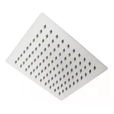 Ducha Chuveiro Quadrada 20x20 - Inox Cromada Sem Braço