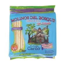 Galletas De Arroz Molinos Del Bosque Clasica Sin Sal - Sin Tacc X 150g