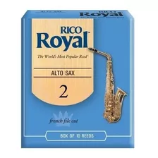 Caña Para Saxo Alto Royal Daddario Rjb1020 N° 2 - Caja 10u.