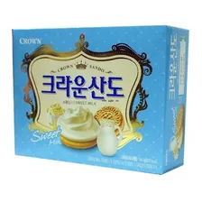 Galleta Coreana Sando Sweet Milk 1 Pieza 161g Crown