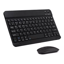 Teclado Abnt2 + Mouse Bluetooth Para Tab A7 S6 S7 iPad 7 8 9