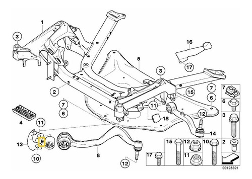 Buje Bmw 745i 745li 750i 750li 760i 760li Brazo Horquilla Foto 4