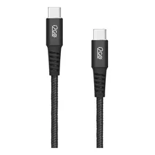 Cabo Usb-c + Usb-c I2go 2m 3a 60w Nylon Trançado Preto