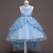 Elegante Vestido De Gala De Cumpleaños Para Niñas