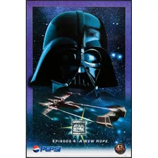 Poster Retrô Star Wars 1997 - Pepsi - Decor - 33 Cm X 48 Cm