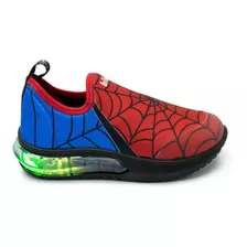 Zapatillas Bibi Space Wave 2.0 Luz Led Hombre Araña Niños