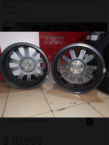 Rin Y Llanta Para Mazda 3 Hatchback 2 Piezas 215/45r18 Foto 8