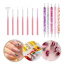  Boleadores Pincel Para Decoração De Unhas Art Nail