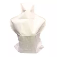 1 Capa Proteção Busto Manequim Decorativa Tnt Moda Brás Cor Branco