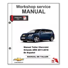 Manual De Taller De Servicio Chevrolet Orlando 2011-201