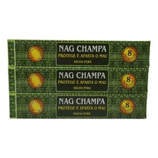 Incenso Massala Nag Champa Shakunthala Escolha Seu Aroma 3un Fragrância Sálvia Pura - Proteção