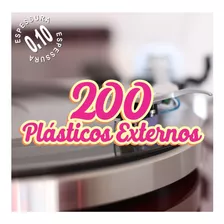 200 Plásticos Externos Para Disco De Vinil Lp. 