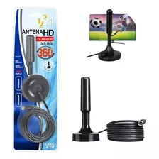 Antena Digital Externa Interna Hd Amplificada Tv Portátil 