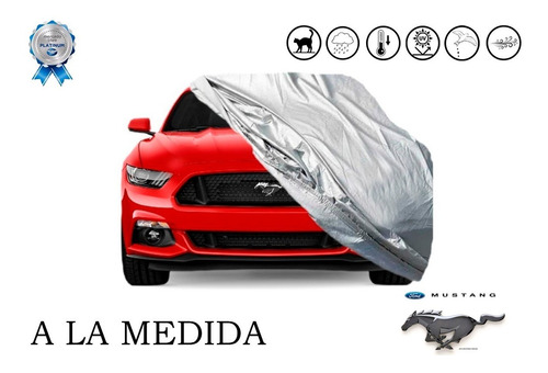 Forro Cubierta Para Ford Mustang 2015 Impermeable Afelpado Foto 3