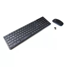 Kit Teclado Mouse Slim Sem Fio Bluetooth Brasil Português