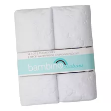 Cambiadores Mudadores Portátil Algodón Pack 2 Bambino Bebe