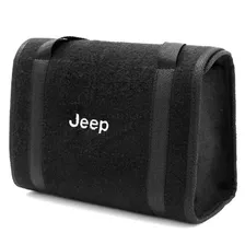 Bolsa Ferramentas Carpete Preto Logo Jeep Bordado