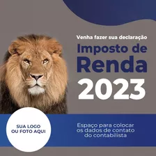 Arte Digital Post Postagem Imposto De Renda Contabilidade 5